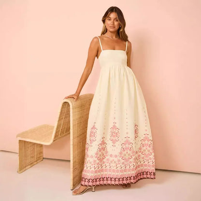 Vibrant Summer Sling Dress
