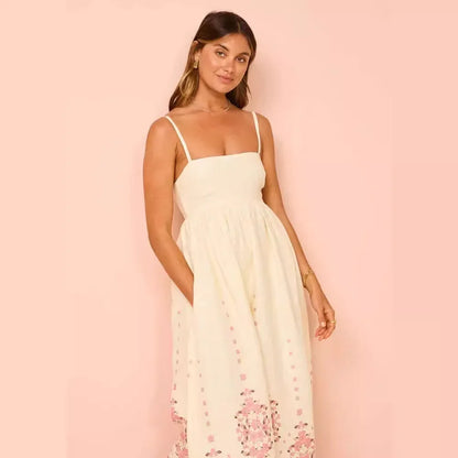 Vibrant Summer Sling Dress