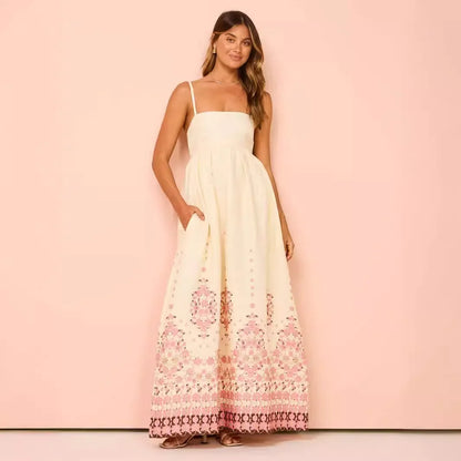 Vibrant Summer Sling Dress